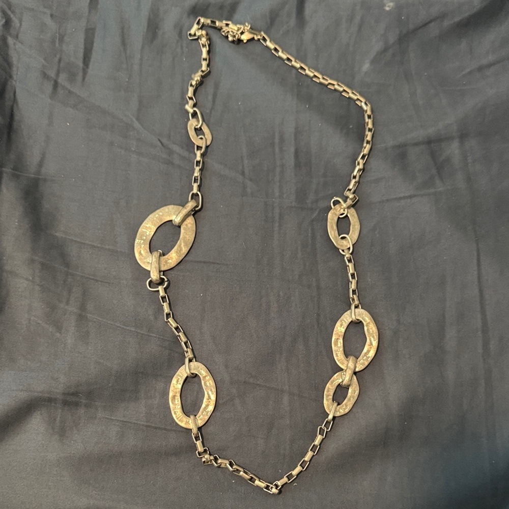 Gold Chain Link Necklace